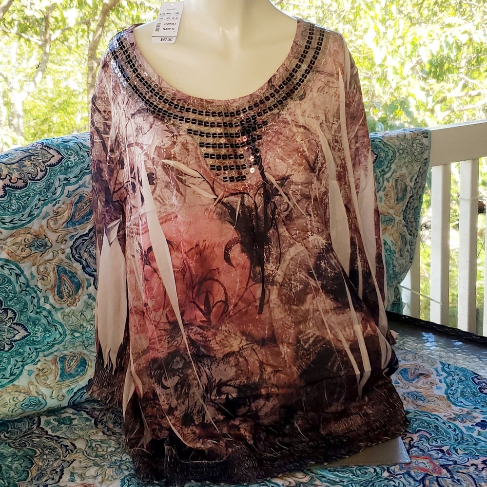NWT CJ Banks 1X Top
